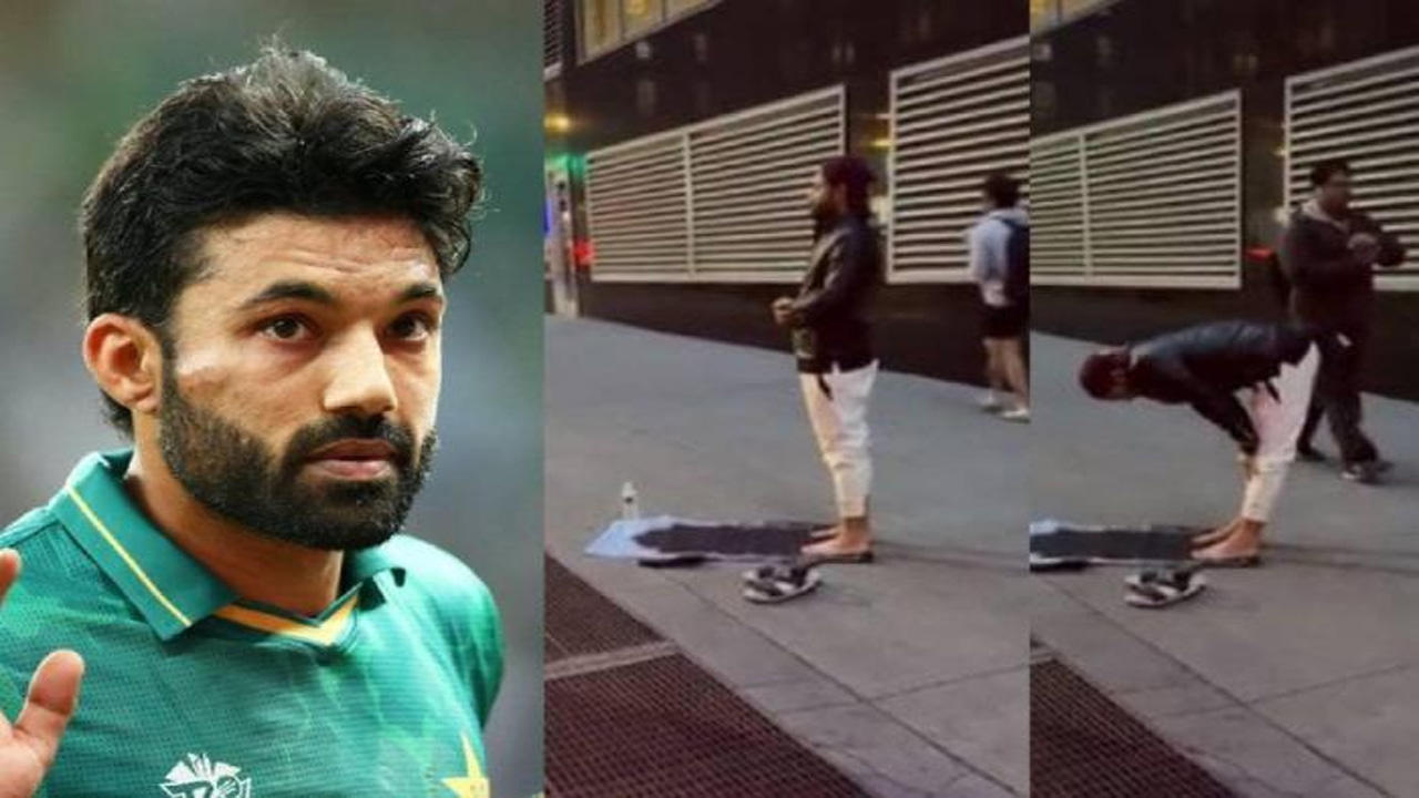যুক্তরাষ্ট্রে রাস্তায় নামাজরত অবস্থায় মোহাম্মাদ রিজওয়ান