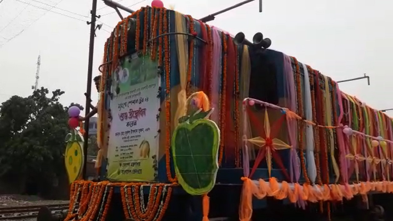 ম্যাংগো স্পেশাল ট্রেন। ছবি : কালবেলা