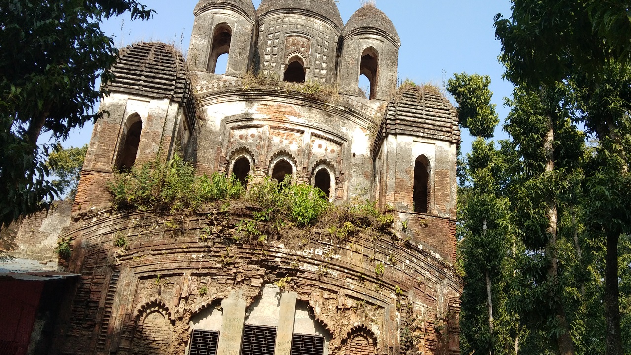 শ্যামসুন্দর মঠ। ছবি : শেখ জুলফিকারুজ্জামান জিল্লু