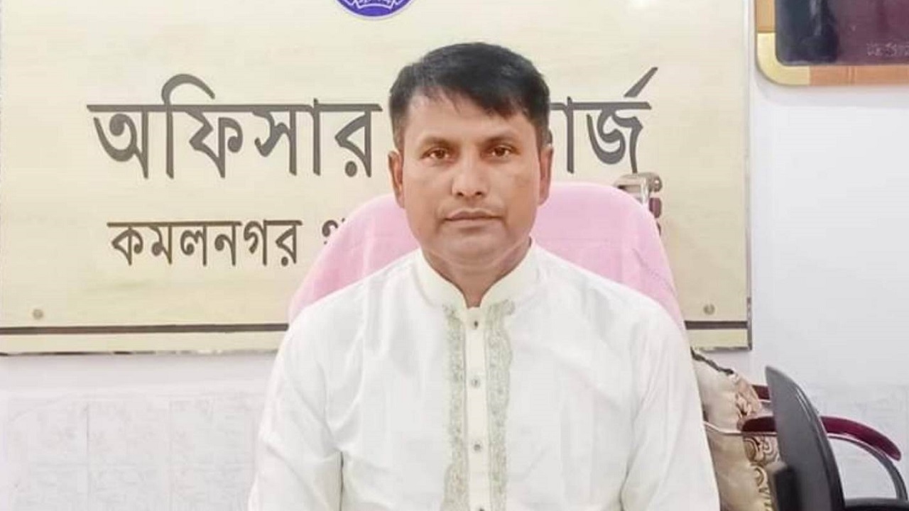 লক্ষ্মীপুরের কমলনগর থানার ওসি মোহাম্মদ সোলাইমান। ছবি : সংগৃহীত