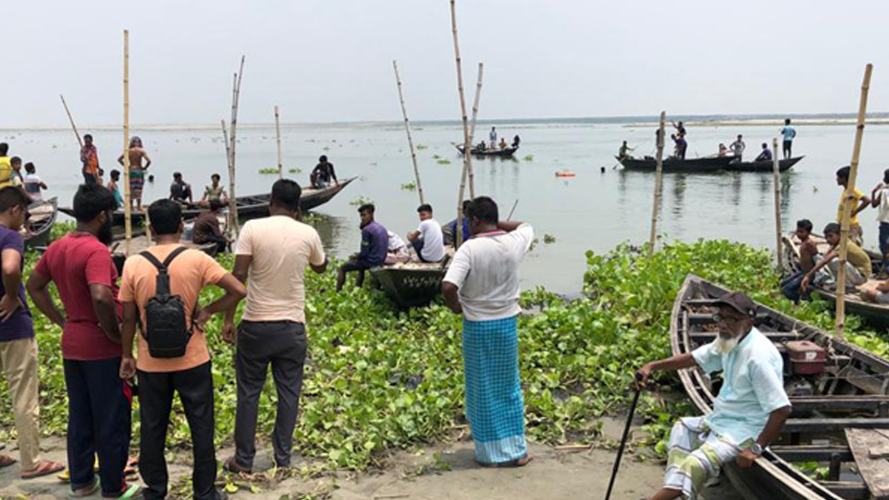 রাজশাহীর পদ্মা নদী।