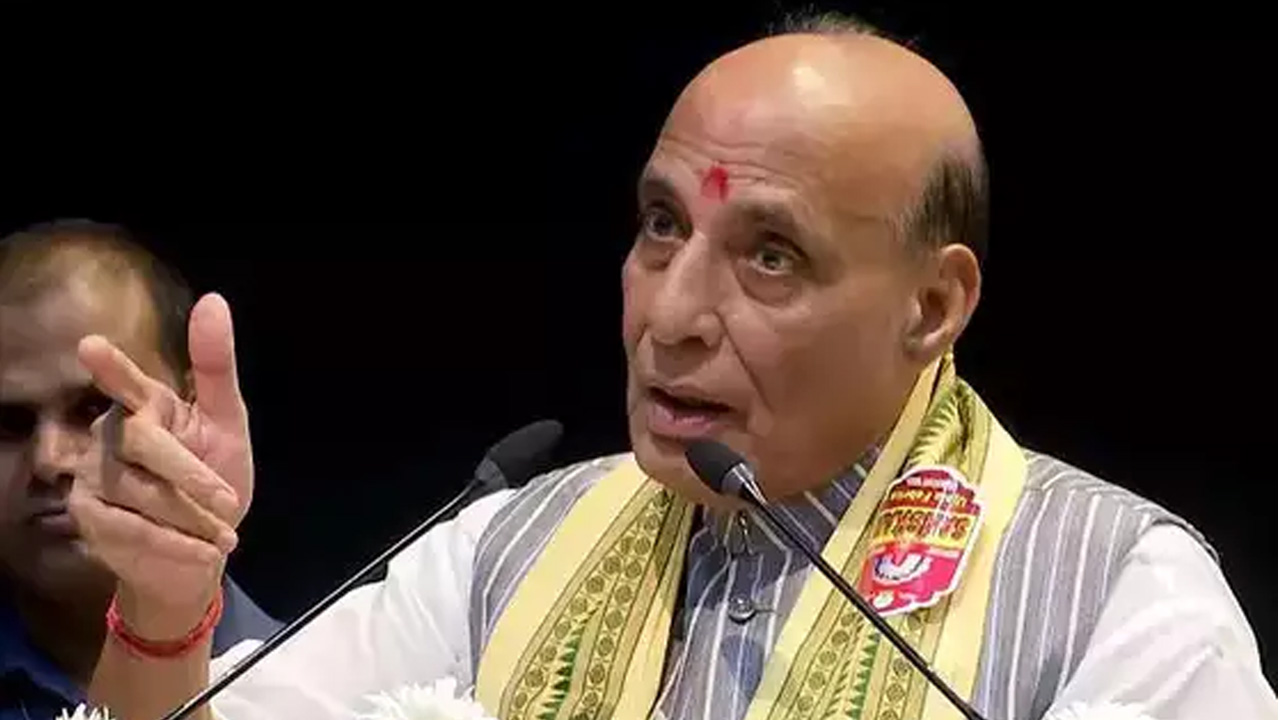 ভারতের প্রতিরক্ষামন্ত্রী রাজনাথ সিং। ছবি : সংগৃহীত
