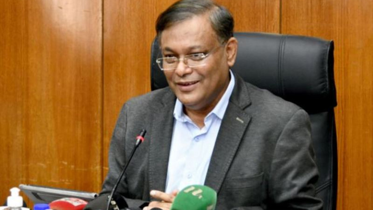 তথ্য ও সম্প্রচারমন্ত্রী ড. হাছান মাহমুদ। পুরোনো ছবি