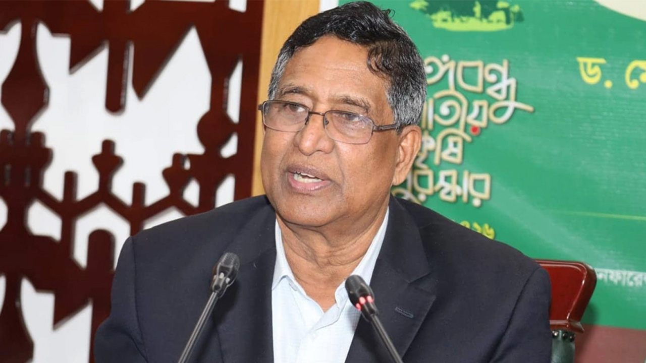 কৃষিমন্ত্রী ড. মো. আব্দুর রাজ্জাক। পুরোনো ছবি