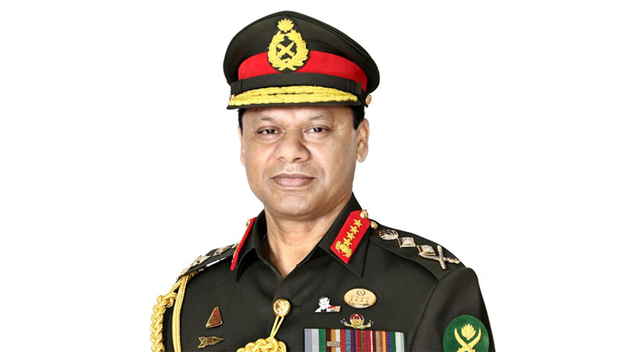 সেনাবাহিনী প্রধান জেনারেল এস এম শফিউদ্দিন আহমেদ। ছবি : সংগৃহীত