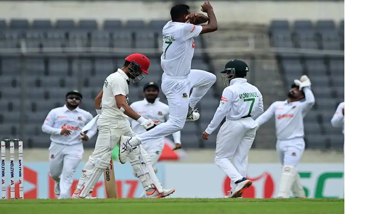 উইকেট পেয়ে শরিফুলের উল্লাস। ছবি : সংগৃহীত
