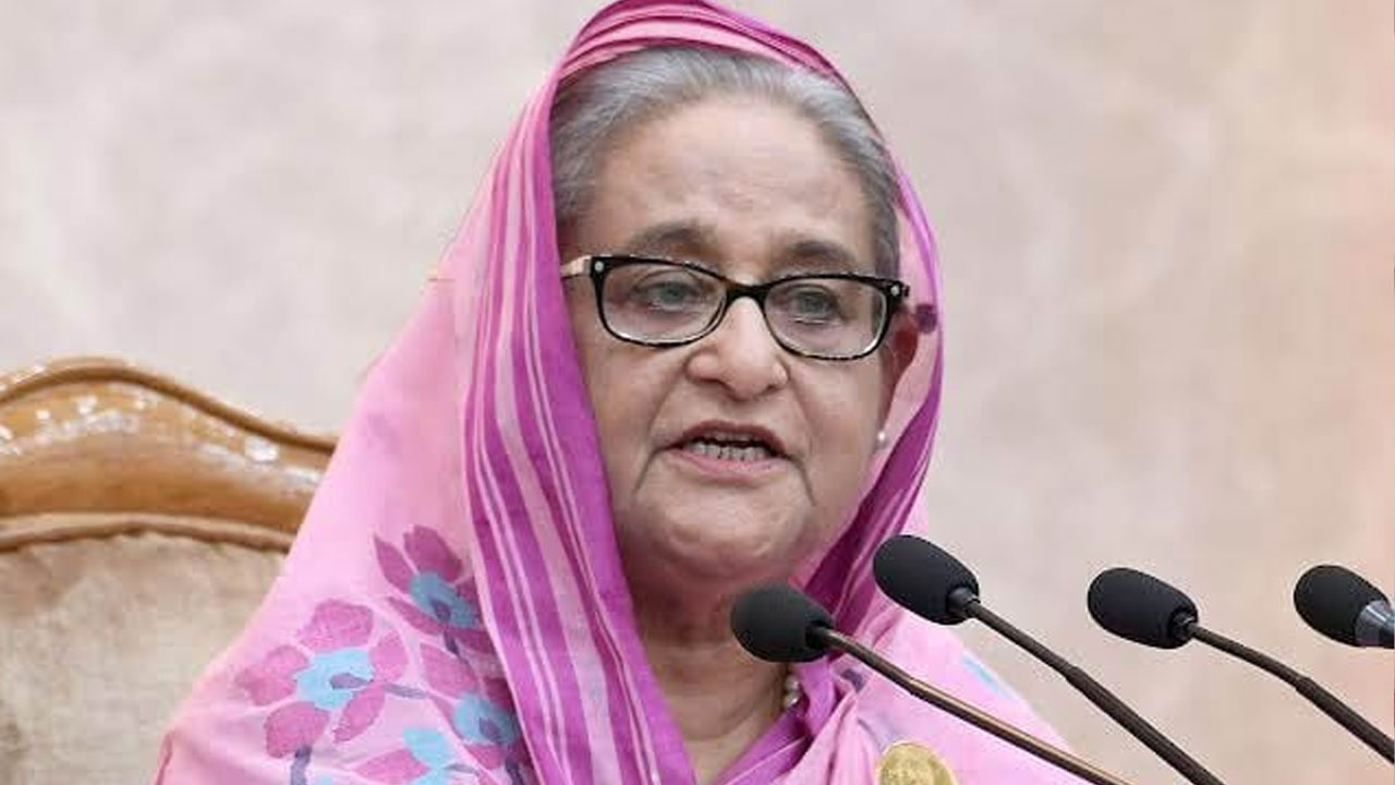 স্পেশাল সিকিউরিটি ফোর্সের ৩৭তম প্রতিষ্ঠাবার্ষিকীতে প্রধানমন্ত্রী শেখ হাসিনা। ছবি : সংগৃহীত