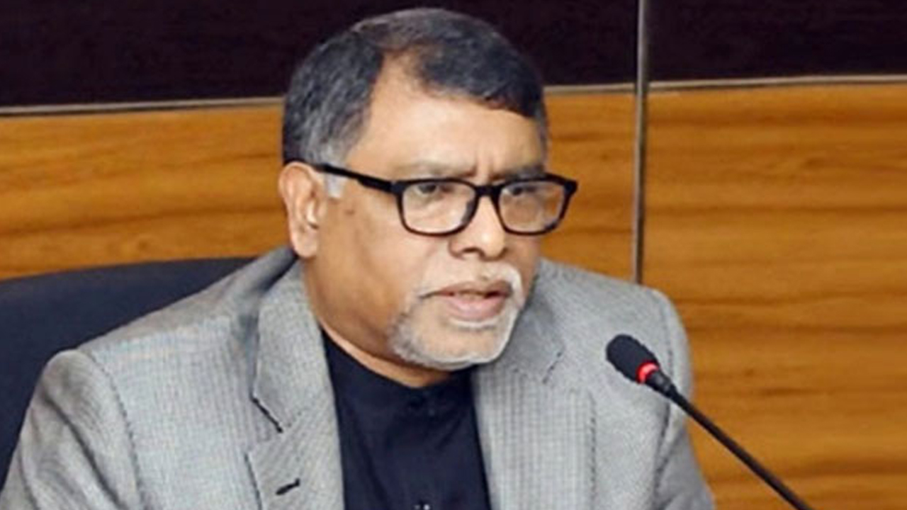 স্বাস্থ্যমন্ত্রী জাহিদ মালেক। পুরোনো ছবি