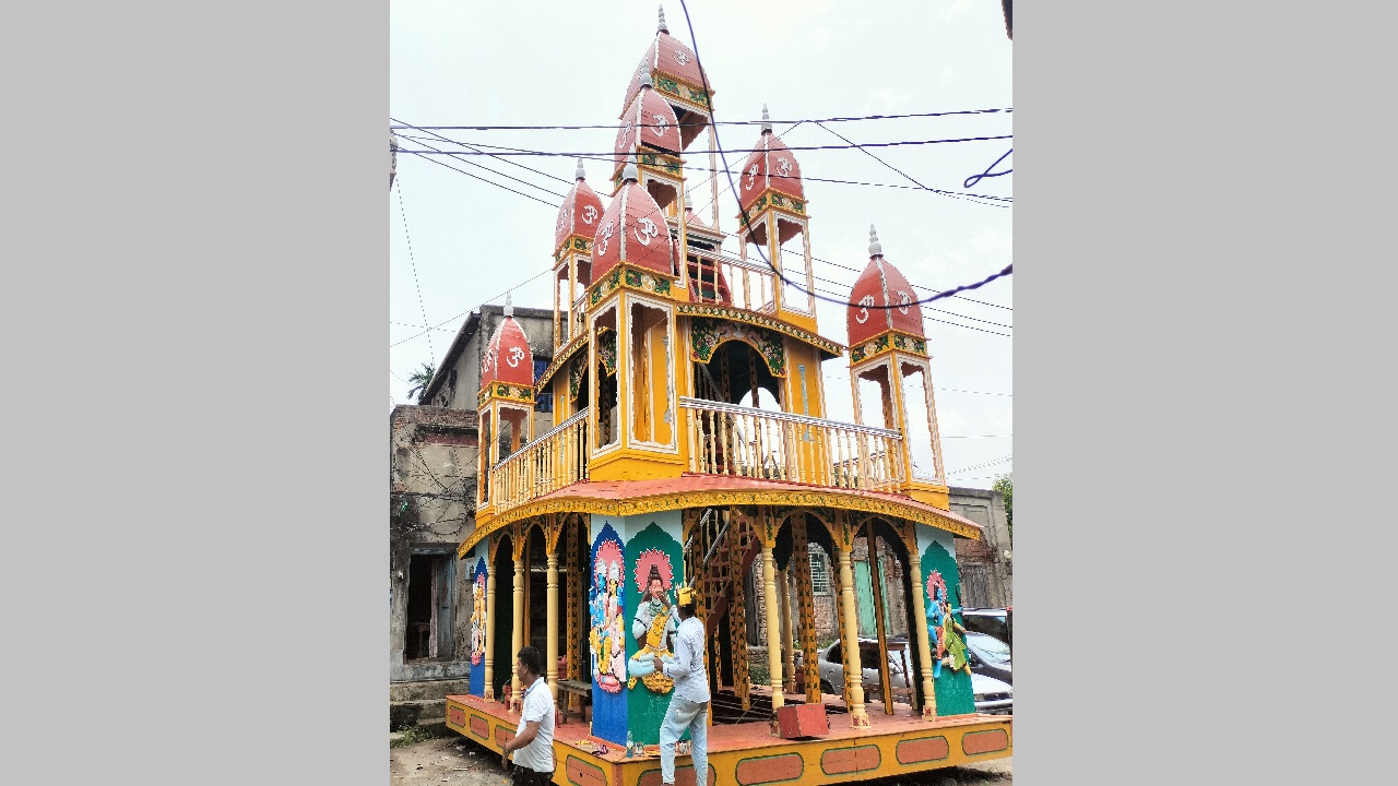 রথযাত্রা প্রস্তুত। ছবি : কালবেলা