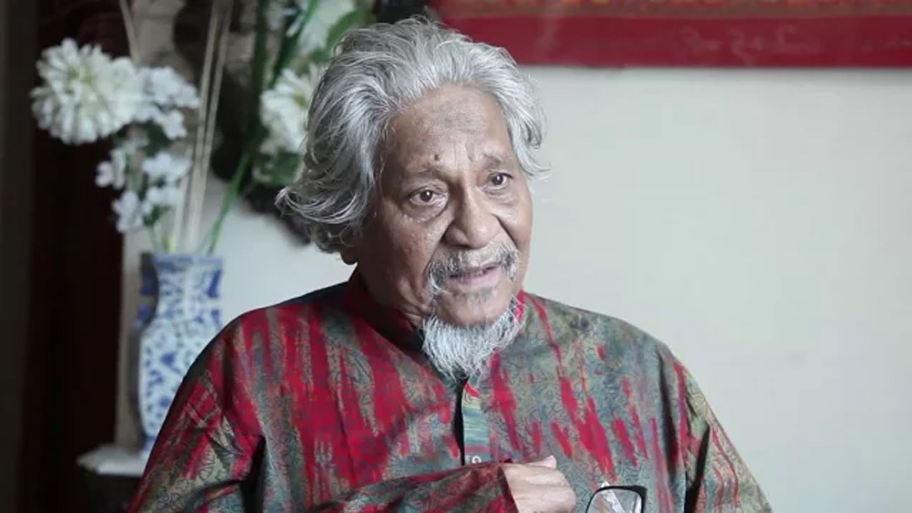 একুশে পদকপ্রাপ্ত কবি আসাদ চৌধুরী। ছবি: সংগৃহীত