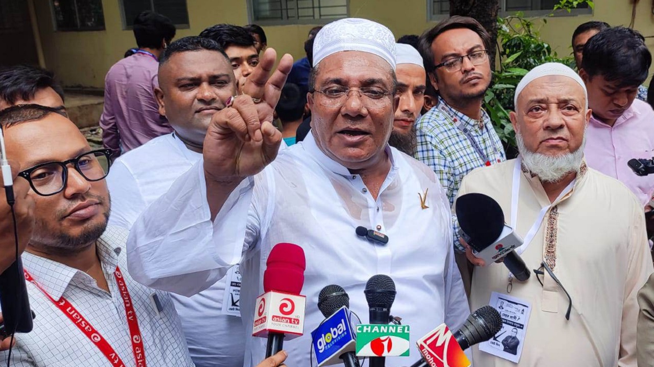 জাতীয় পার্টির মেয়র প্রার্থী নজরুল ইসলাম বাবুল। ছবি : কালবেলা
