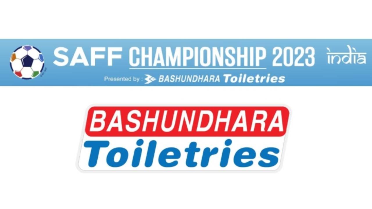সাফ ফুটবলের টাইটেল স্পনসর বসুন্ধরা। ছবি : সংগৃহীত