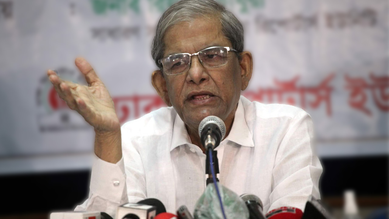 বিএনপি মহাসচিব মির্জা ফখরুল ইসলাম আলমগীর। পুরোনো ছবি