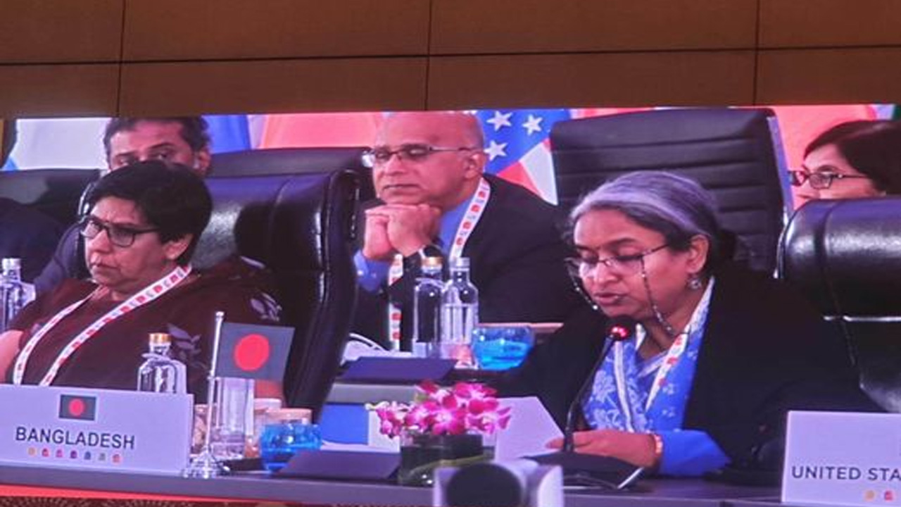 জি-২০ সম্মেলনে শিক্ষামন্ত্রী ডা. দীপু মনি ডা. দীপু মনি। ছবি : সংগৃহীত