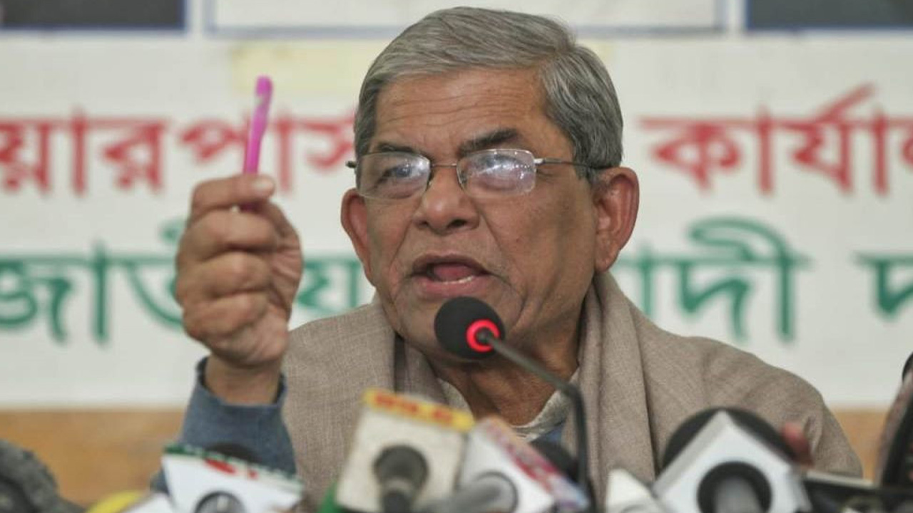 বিএনপি মহাসচিব মির্জা ফখরুল ইসলাম আলমগীর। পুরোনো ছবি
