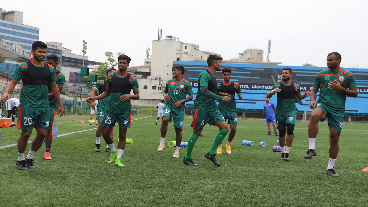 বঙ্গবন্ধু সাফ চ্যাম্পিয়নশিপে দ্বিতীয় ম্যাচে মালদ্বীপের মুখোমুখি বাংলাদেশ। ছবি: সংগৃহীত
