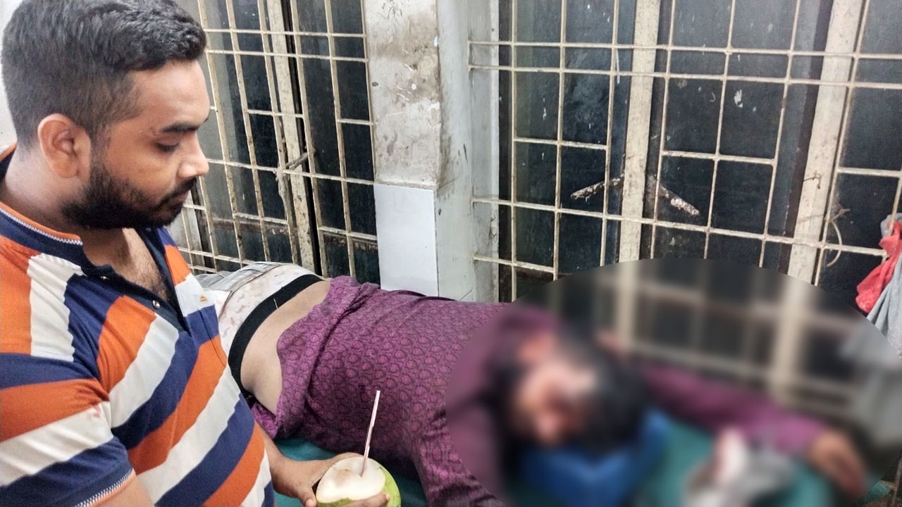 দুই গ্রুপের সংঘর্ষে আহতদের হাসপাতালে চিকিৎসা দেওয়া হচ্ছে। ছবি : কালবেলা
