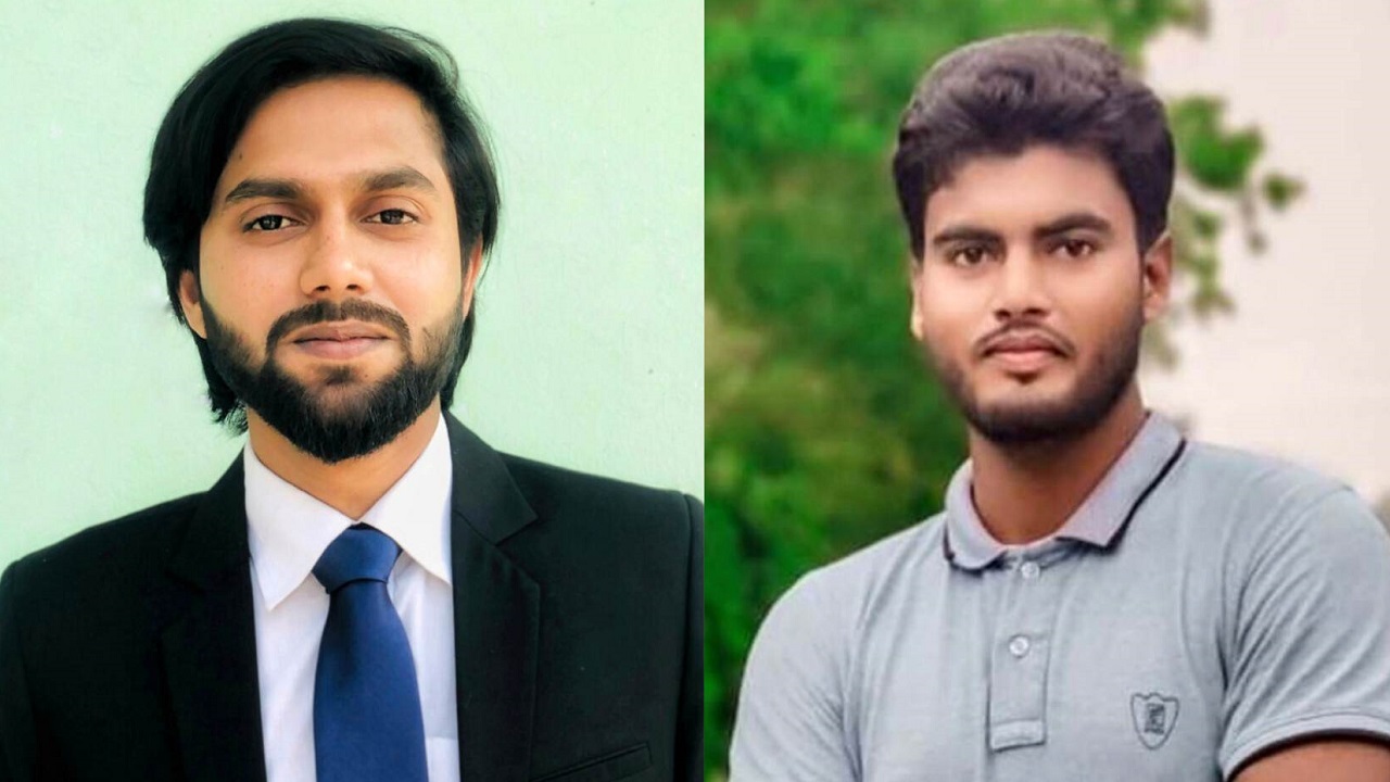 সিওয়াইবি বেরোবি শাখার সভাপতি নাহিদুজ্জামান নাহিদ ও ও সাধারণ সম্পাদক আনোয়ার হোসেন। ছবি : সংগৃহীত
