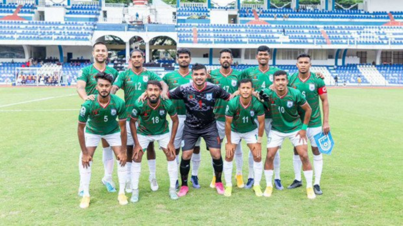 র‌্যাঙ্কিংয়ে এক ধাপ এগিয়েছে বাংলাদেশ ফুটবল দল। ছবি : সংগৃহীত