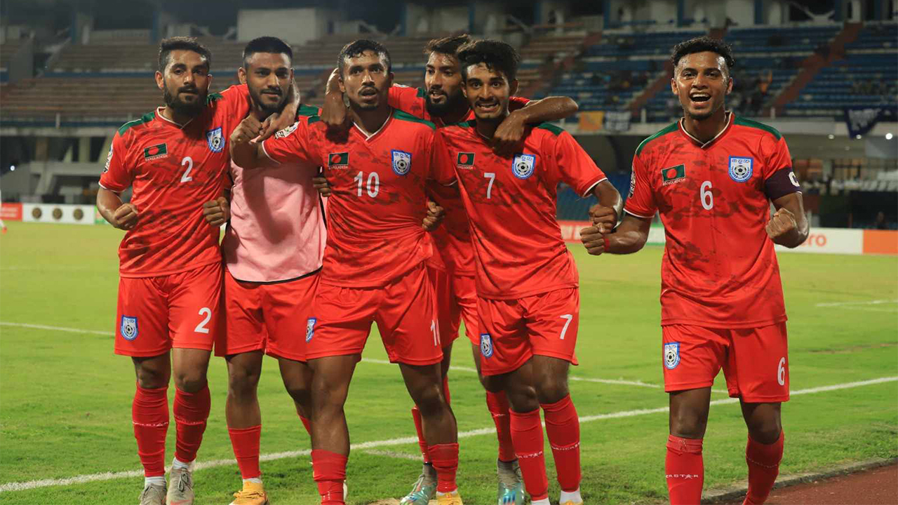 ভুটানকে হারিয়ে সাফের সেমিফাইনালে বাংলাদেশ। ছবি : সংগৃহীত