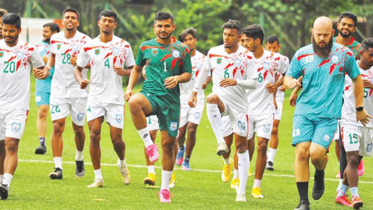 সাফ বঙ্গবন্ধু চ্যাম্পিয়নশিপের সেমিফাইনালে বিকেলে মাঠে নামবে বাংলাদেশ। ছবি : সংগৃহীত
