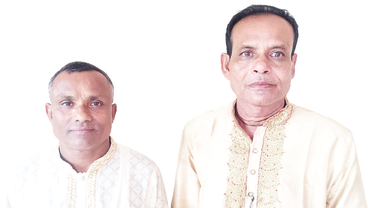 সম্পাদক (বামে) ও সভাপতি (ডানে)।