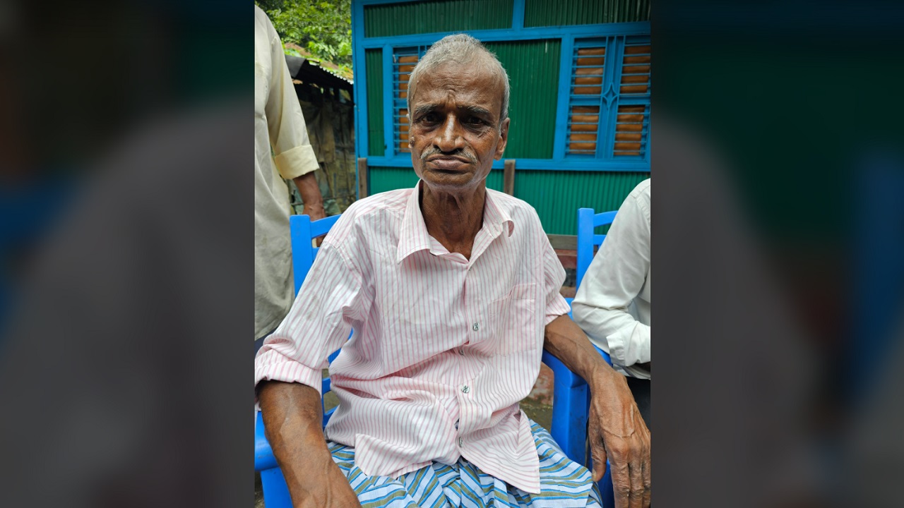বীর মুক্তিযোদ্ধা রাখাল চন্দ্র নাহার। ছবি : কালবেলা