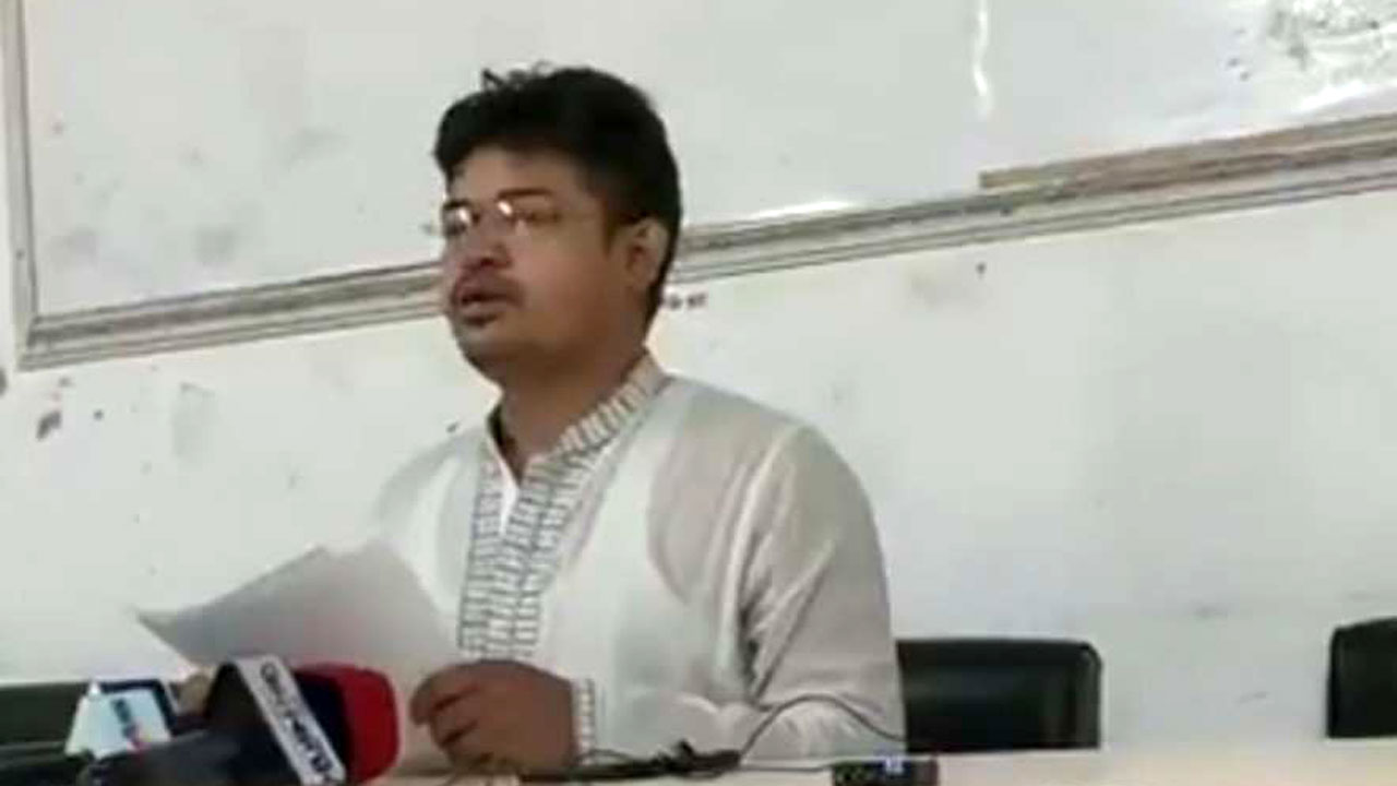 গণঅধিকার পরিষদের নির্বাচিত প্রধান নির্বাচন কমিশনার আরিফুল ইসলাম। ছবি : সংগৃহীত