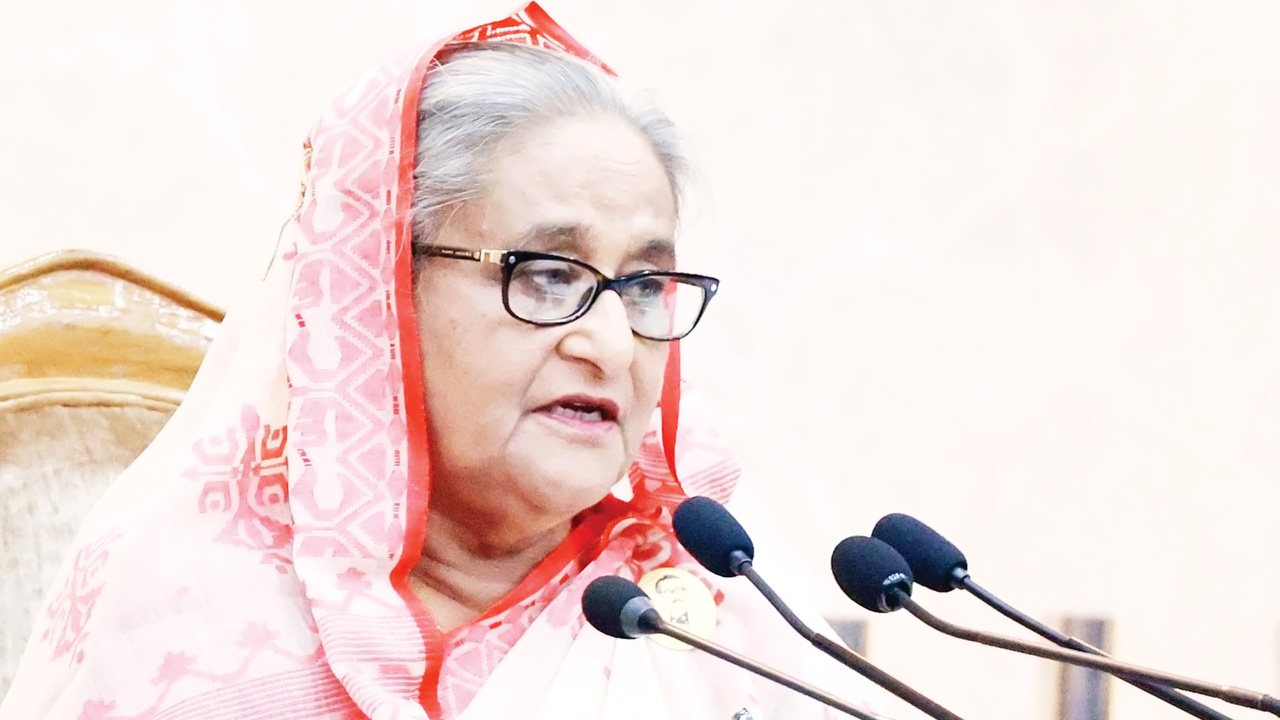 ‘প্রধানমন্ত্রী ফেলোশিপ’ প্রদান অনুষ্ঠানে রোববার বক্তব্য দেন প্রধানমন্ত্রী শেখ হাসিনা	 ফোকাস বাংলা