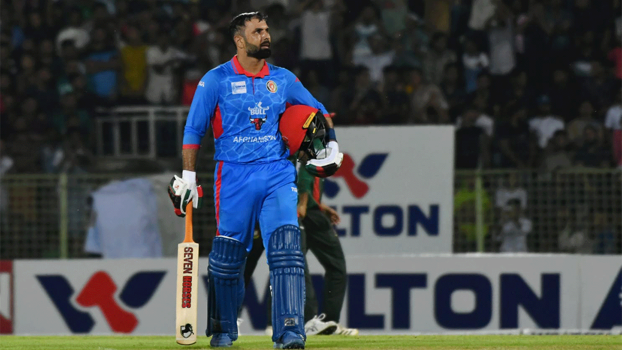 আফগান অলরাউন্ডার মোহাম্মদ নবী। ছবি : সংগৃহীত