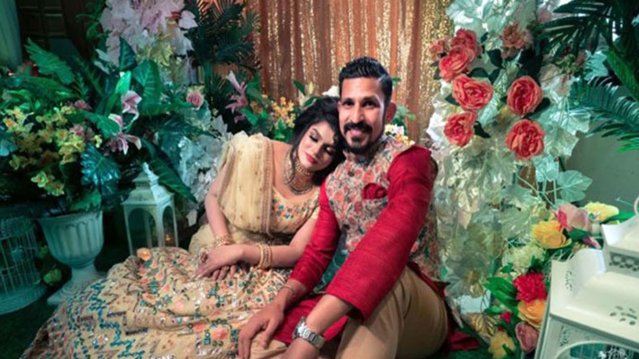 ক্রিকেটার নাসির হোসাইন ও তামিমা সুলতানা তাম্মি। ছবি : সংগৃহীত