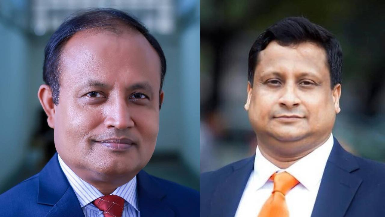 ইউট্যাবের প্রেসিডেন্ট ও মহাসচিব। ছবি : কালবেলা