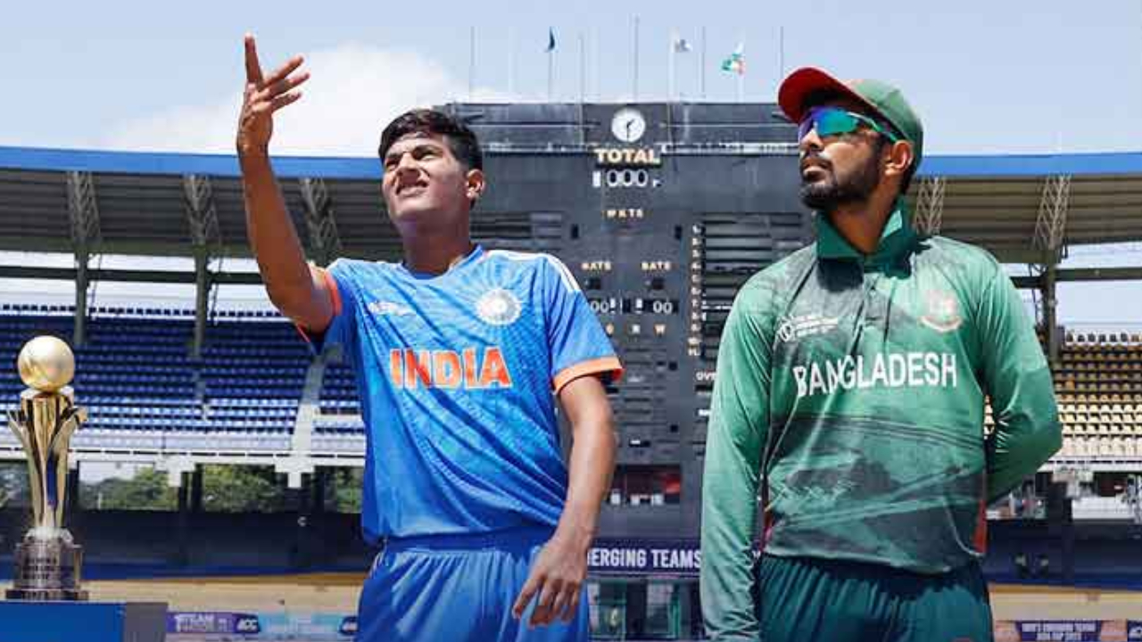 ইমার্জিং এশিয়া কাপে টসে জিতে ফিল্ডিং নিয়েছে বাংলাদেশ । ছবি : সংগৃহীত