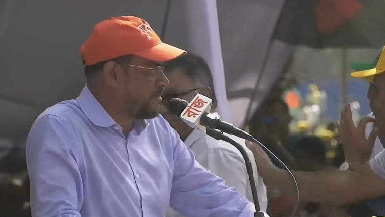 বিএনপির তারুণ্যের সমাবেশে যুবদলের সভাপতি সুলতান সালাউদ্দিন টুকু। ছবি : কালবেলা