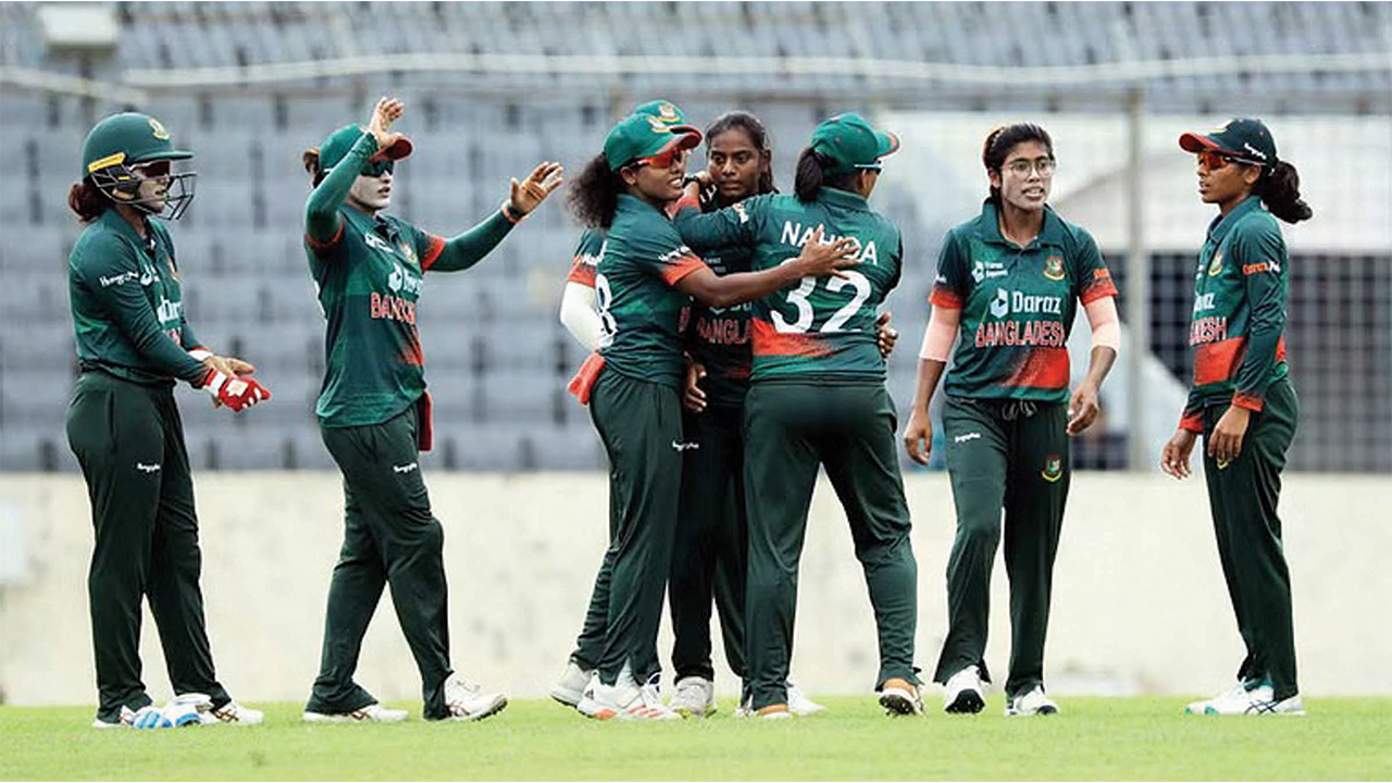 বাংলাদেশ নারী জাতীয় ক্রিকেট দল। ছবি : সংগৃহীত