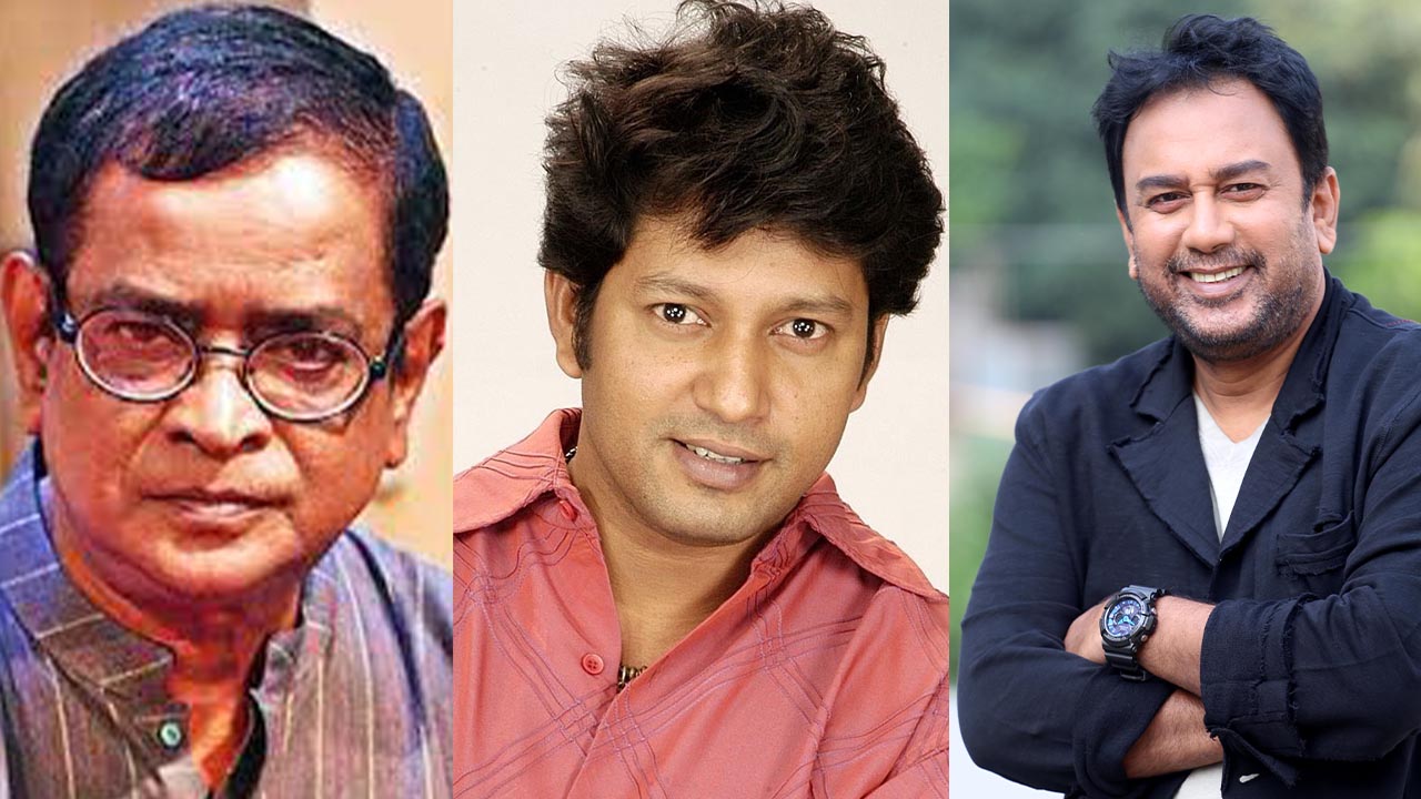হুমায়ূন আহমেদ, মাহফুজ আহমেদ, জাহিদ হাসান। ছবি : সংগৃহীত