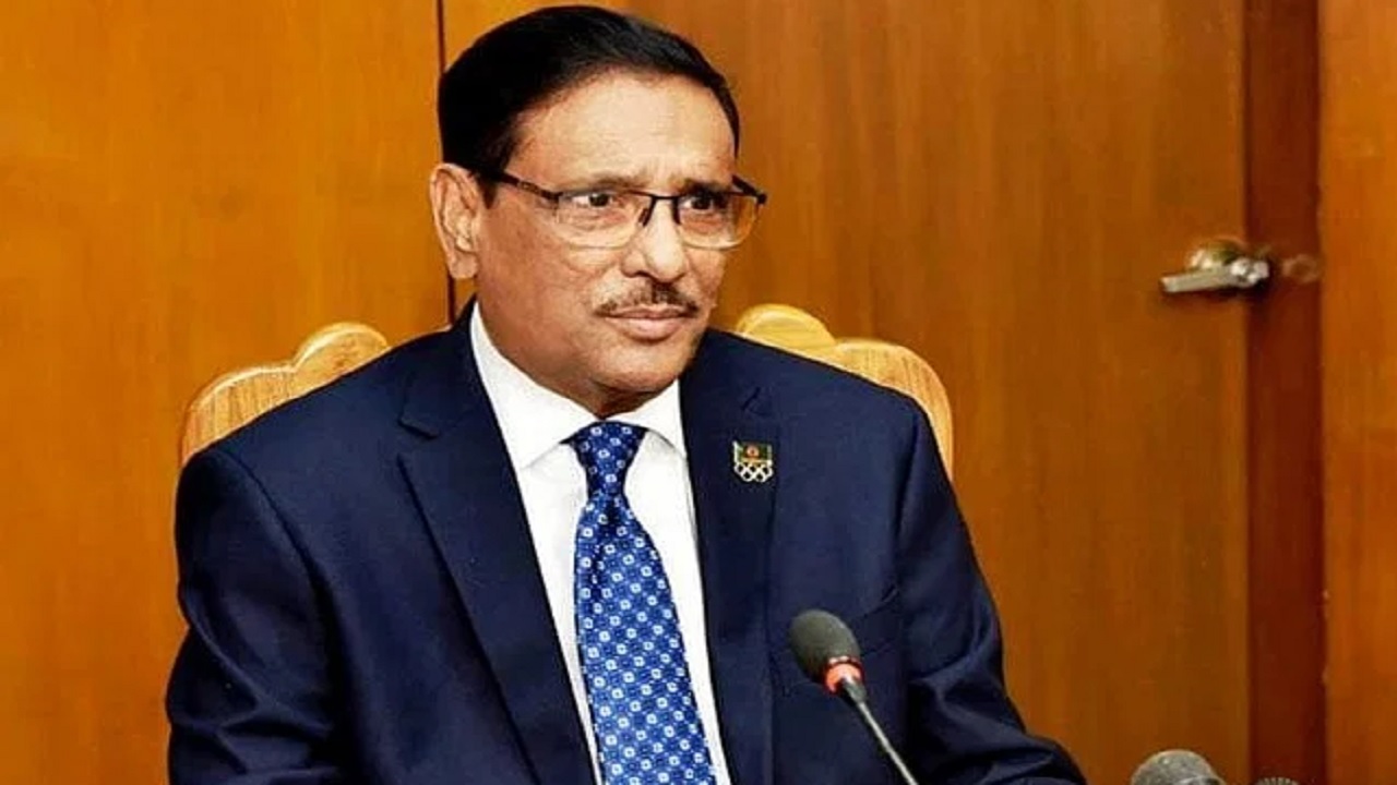 আওয়ামী লীগের সাধারণ সম্পাদক ওবায়দুল কাদের। ছবি : সংগৃহীত