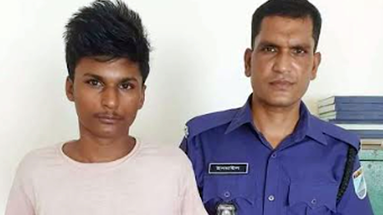 গ্রেপ্তার হওয়া মাদক ব্যবসায়ী মো. সাগর হোসেন