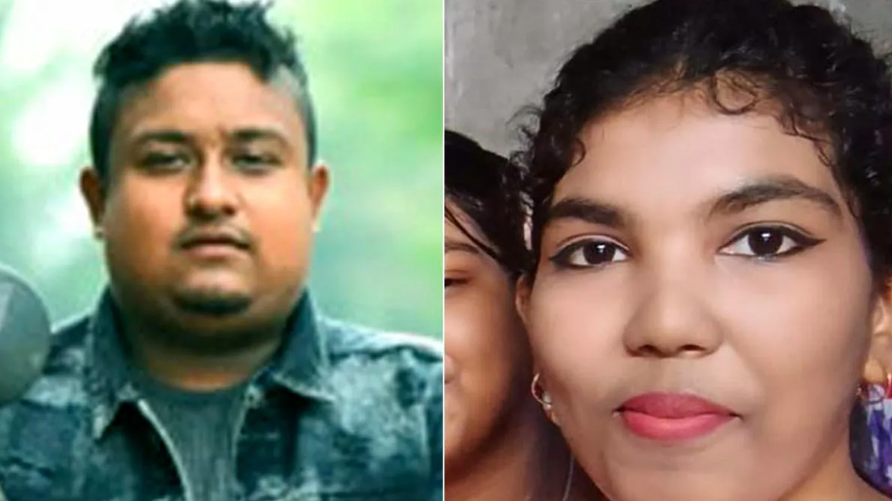 অভিযুক্ত নজিবুর রহমান ও তার স্ত্রী সঙ্ঘমিত্রা ঘোষ। ছবি : সংগৃহীত