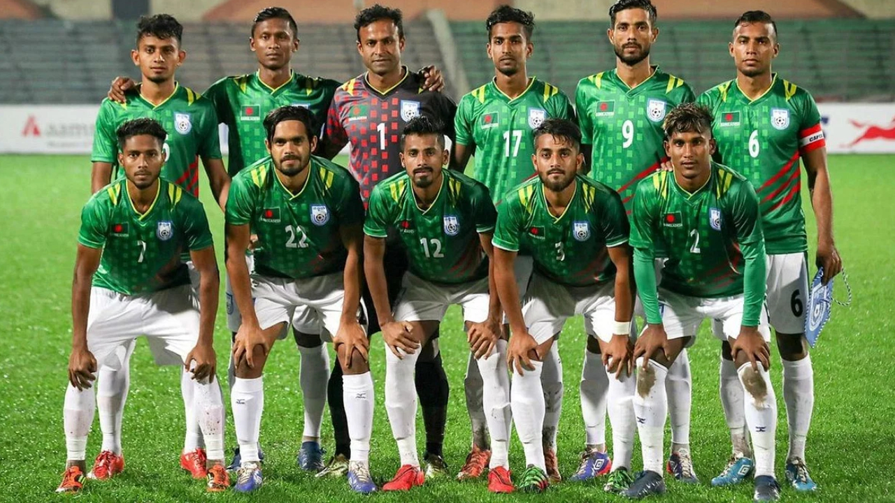 বাংলাদেশ জাতীয় ফুটবল দল  । ছবি: সংগৃহীত