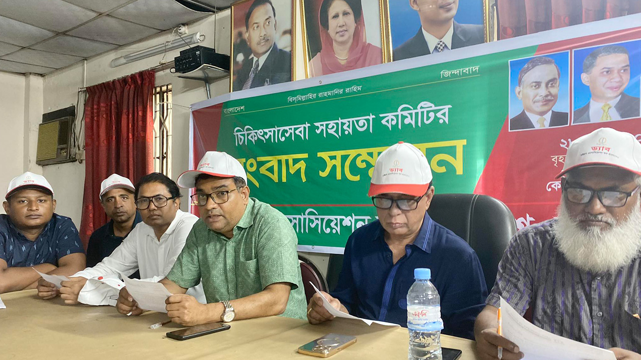 ড্যাব-এর সংবাদ সম্মেলন। ছবি : কালবেলা