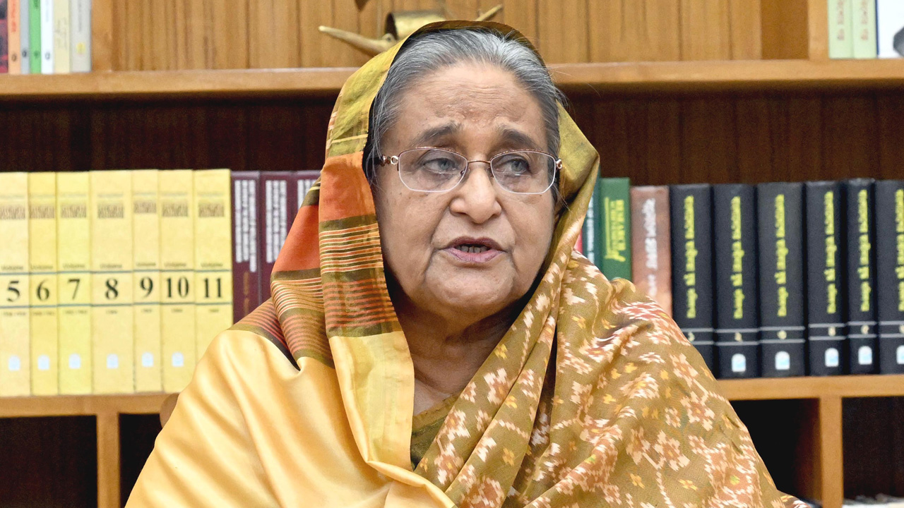 প্রধানমন্ত্রী শেখ হাসিনা। পুরোনো ছবি