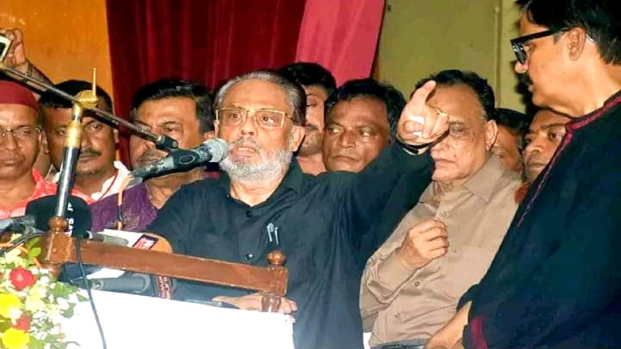 জাতীয় পার্টির চেয়ারম্যান জি এম কাদের।