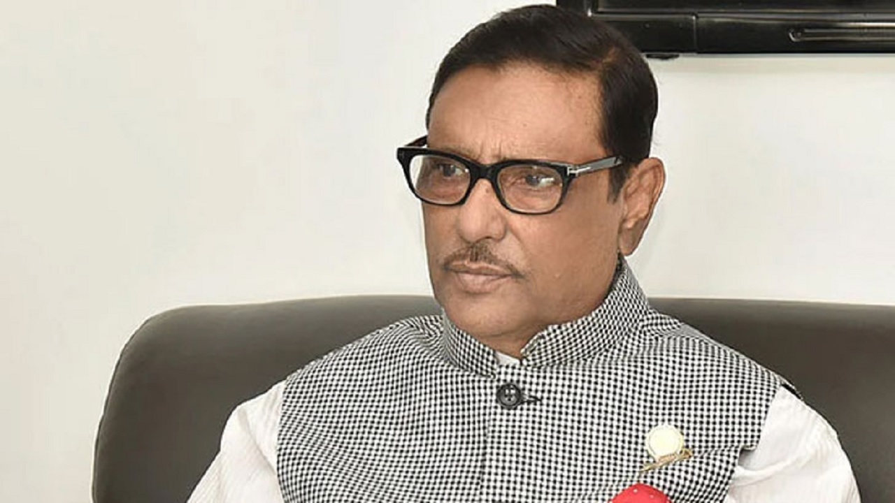 আওয়ামী লীগের সাধারণ সম্পাদক ও সেতুমন্ত্রী ওবায়দুল কাদের। ছবি : সংগৃহীত