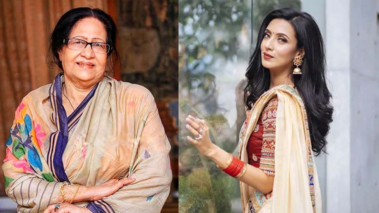 পান্না কায়সার ও বিদ্যা সিনহা মিম। ছবি : সংগৃহীত