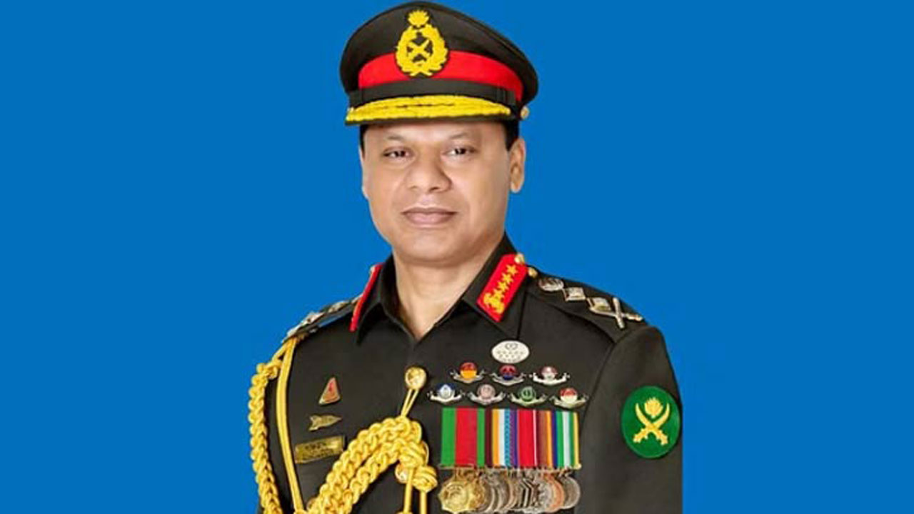 সেনাবাহিনী প্রধান জেনারেল এস এম শফিউদ্দিন আহমেদ। ছবি : সংগৃহীত