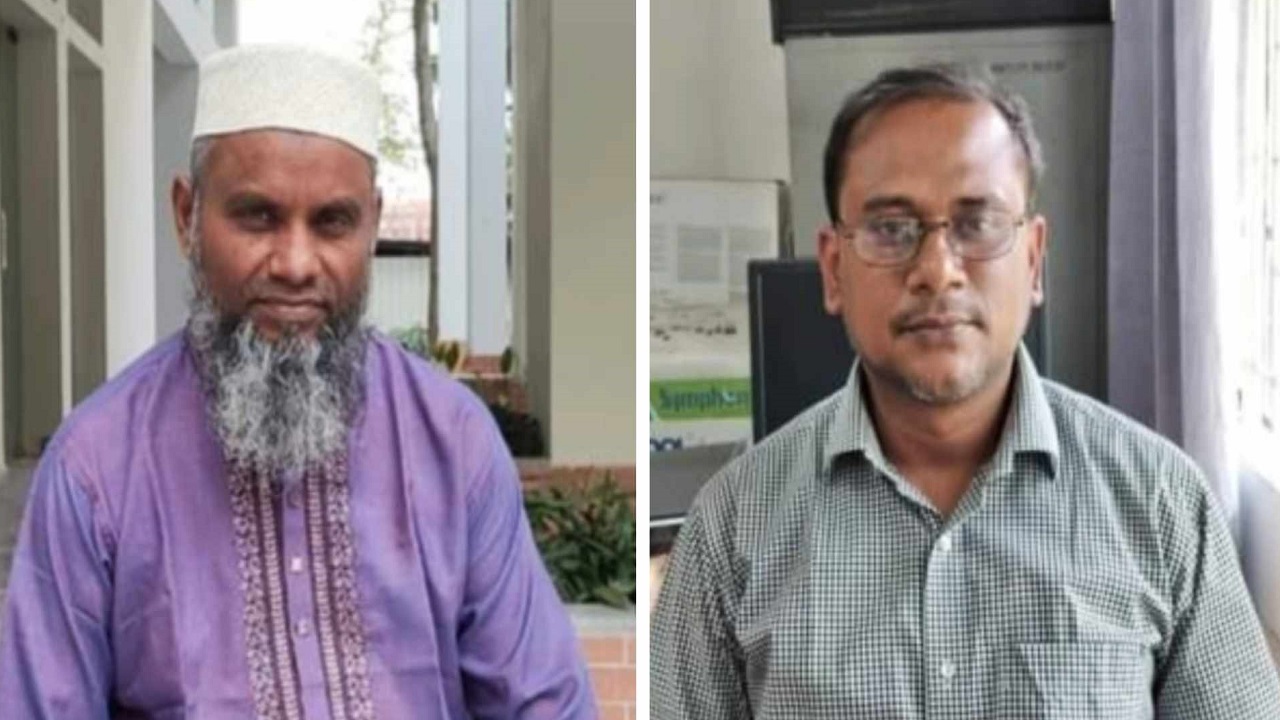 বিপিএটিসির সভাপতি মো. আবু বকর সিদ্দিক ও সাধারণ সম্পাদক মো. জাকির হোসেন। ছবি : সংগৃহীত