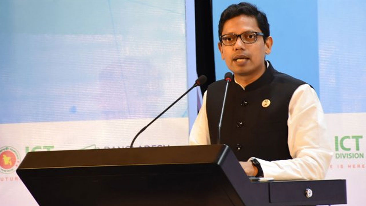 আইসিটি প্রতিমন্ত্রী জুনাইদ আহমেদ পলক। ছবি : সংগৃহীত