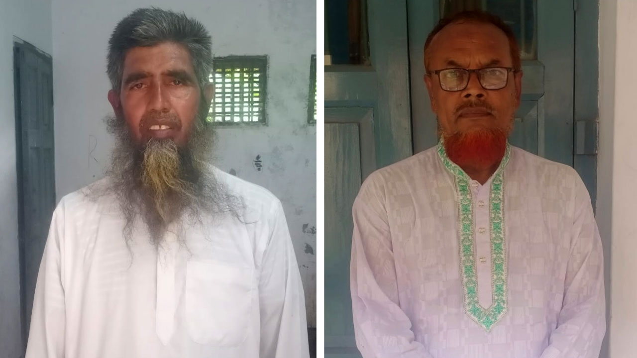 গ্রেপ্তারকৃত জামায়াতের দুই নেতা। ছবি : সংগৃহীত