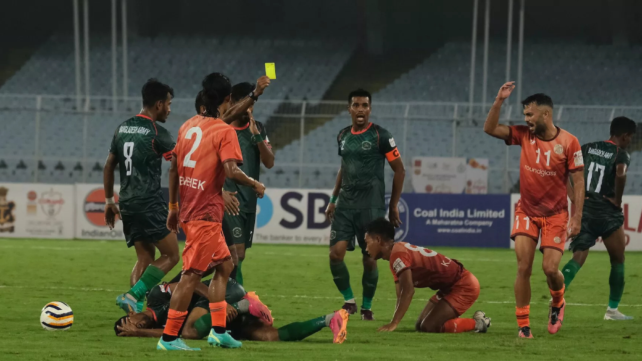 পাঞ্জাব এফসির সঙ্গে ড্র করে গ্রুপপর্ব শেষ করেছে বাংলাদেশ সেনাবাহিনী। ছবি : সংগৃহীত